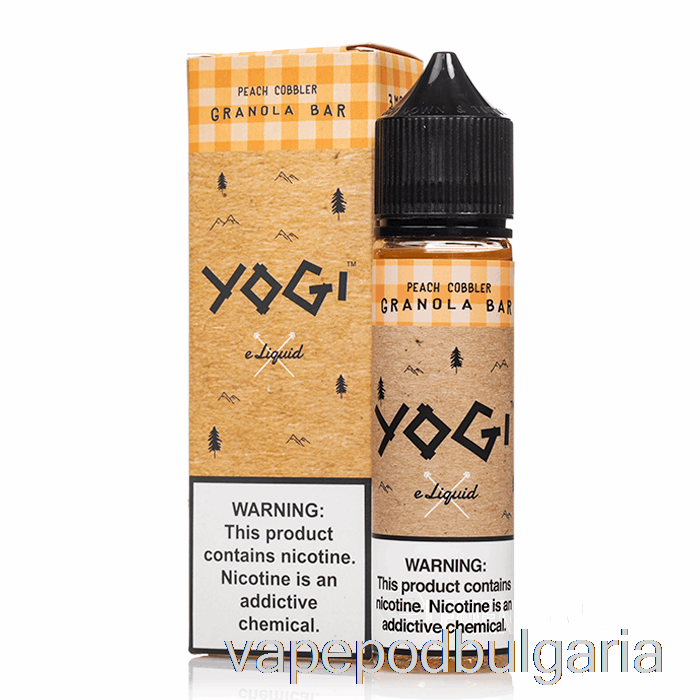 Vape Течности Peach Cobbler Granola Bar - Yogi E-liquid - 60ml 3mg